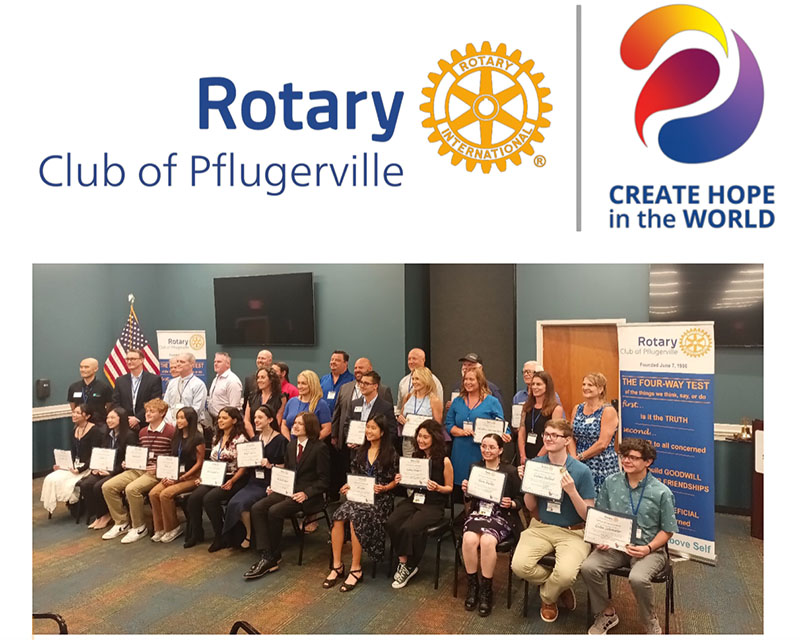 Congratulations Seniors! DCS & Rotary Club Pflugerville